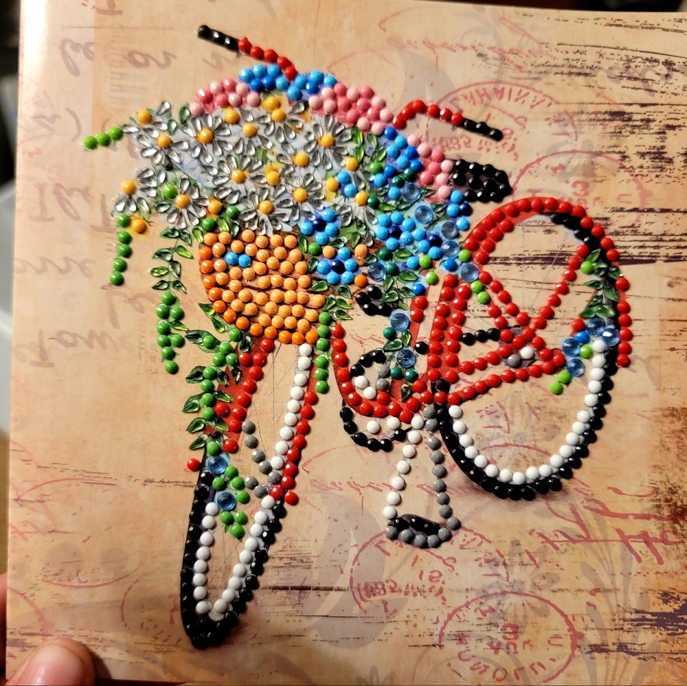 Floral Bicycle Card Multipurpose